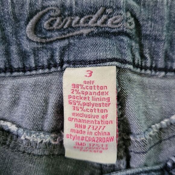 Candie's Women's Blue Skinny Leg Denim Jeans - Picture 2 of 11